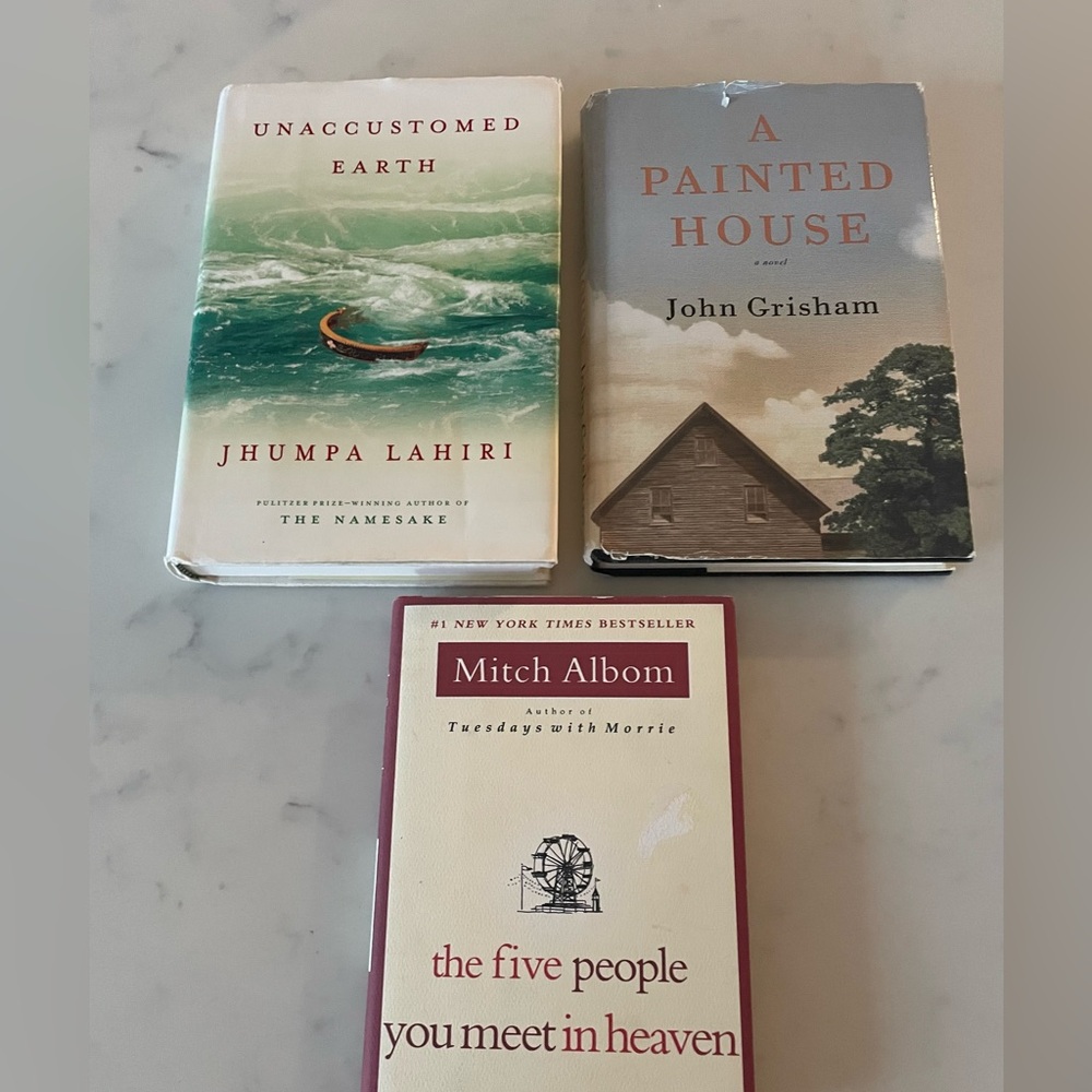 Lot Hard Cover Fiction Books